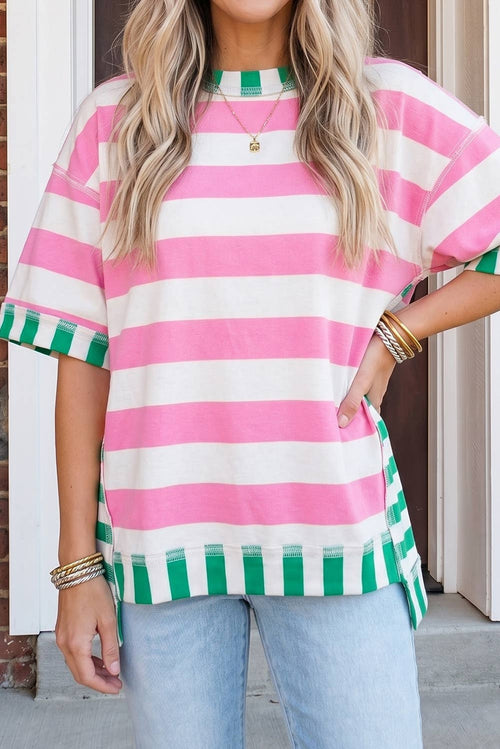 Summer Carousel Exposed Seam Top