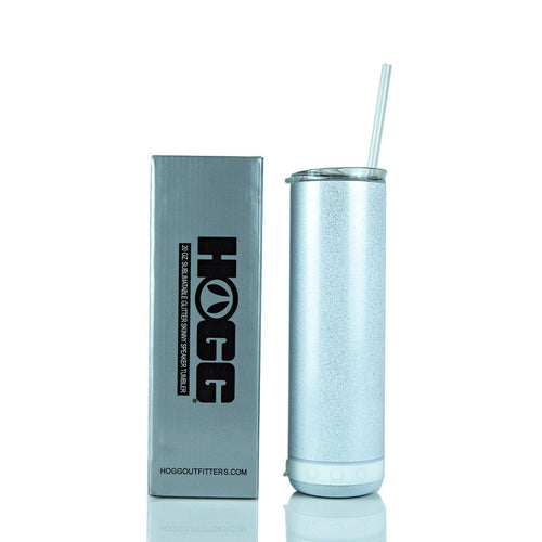 20oz SUBLIMATION GLITTER SKINNY SPEAKER TUMBLER