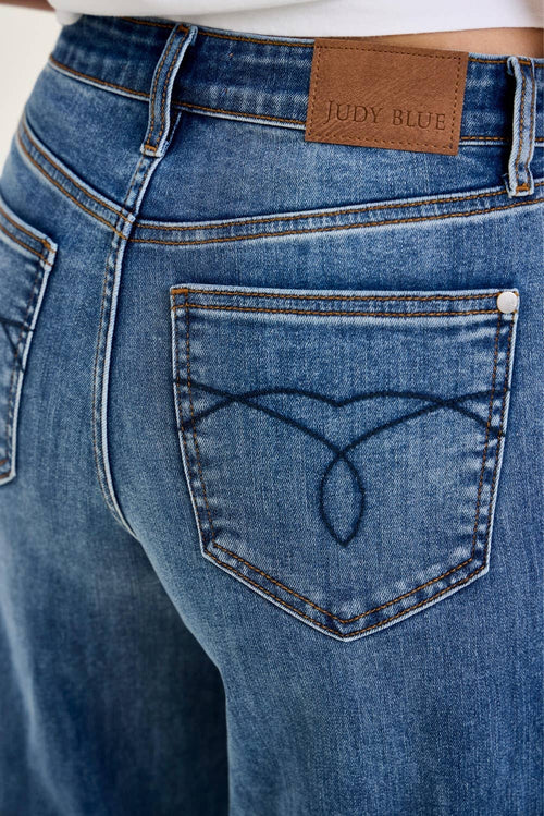 Judy Blue Pretty In Palazzo High Waist Jeans