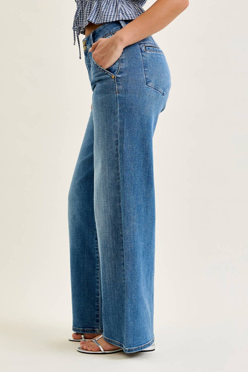 Judy Blue Meet Me Downtown Trouser Jeans