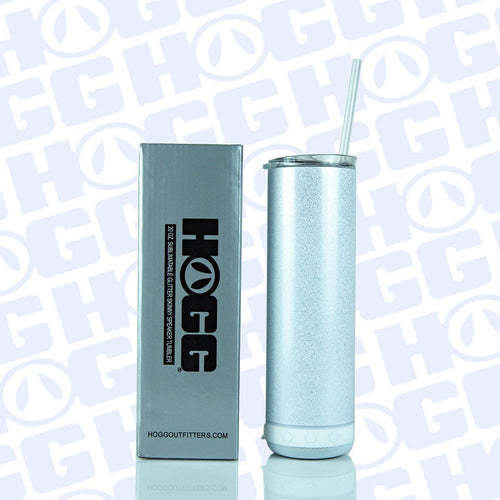 20oz SUBLIMATION GLITTER SKINNY SPEAKER TUMBLER