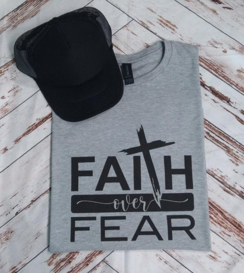 Faith Over Fear Men's Signature Design