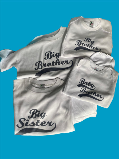 Big Brother/Big Sister/Baby Brother/Baby Sister Sublimated Tees