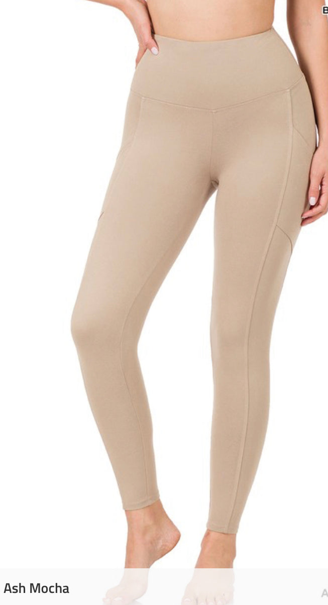 Zenana Pocket Leggings – Sew Krazy Boutique